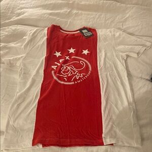Ajax Amsterdam Red and White T-Shirt
